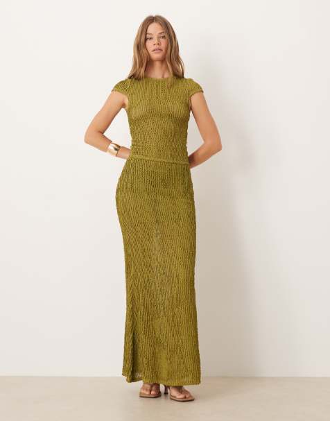 ASOS DESIGN  ruffle set in green - view 1