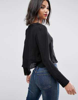 asos ruffle top