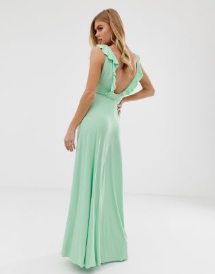 tie wrap maxi dress