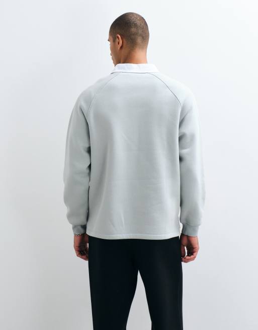 ASOS DESIGN rugby rilassata con maniche raglan in colori pastello, 4 di 5