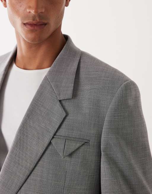 ASOS DESIGN - Ruimvallend colbert in middengrijs, 3 van 5
