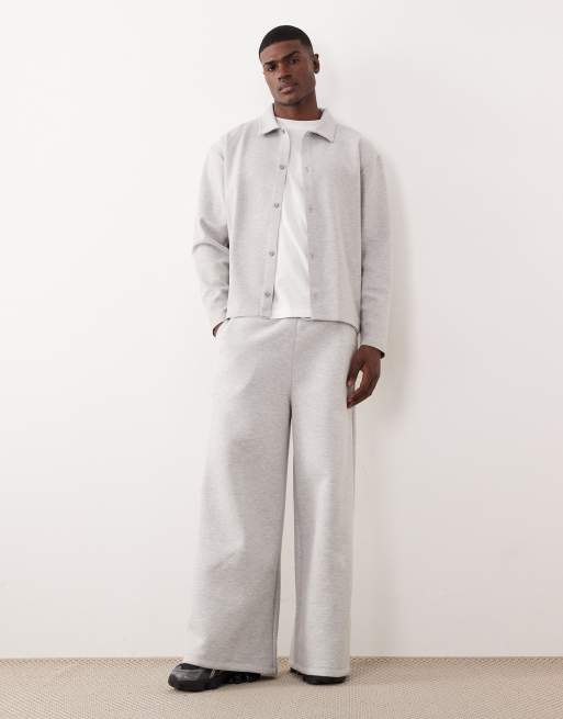 ASOS DESIGN - Ruimvallend jack met knopen in lichtgrijs, 2 van 5