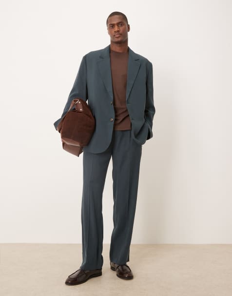 ASOS DESIGN - Ruimvallend pak in blauw - view 1