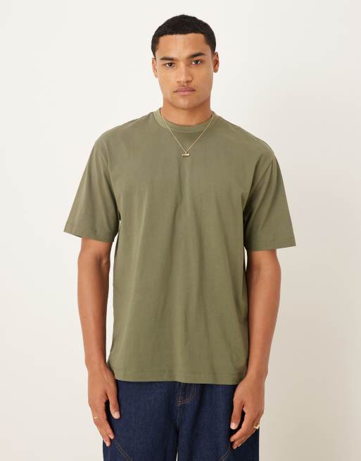 ASOS Design - Ruimvallend T-shirt met food-print in groen, 3 van 5
