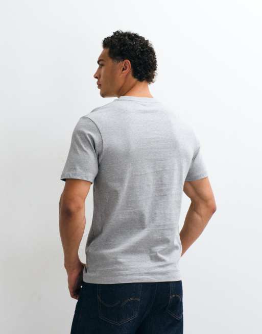 ASOS DESIGN - Ruimvallend T-shirt van zware stof in gemêleerd grijs, 5 van 5