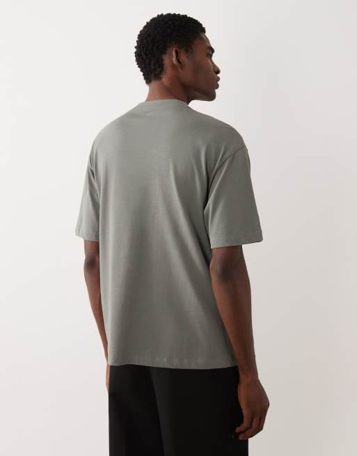 ASOS DESIGN - Ruimvallend T-shirt van zware stof in lichtgroen, 3 van 5