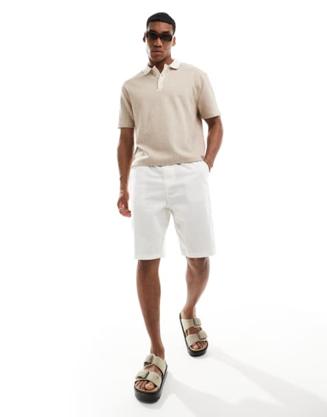 ASOS DESIGN - Ruimvallende boxy polo met jacquard patroon - view 1