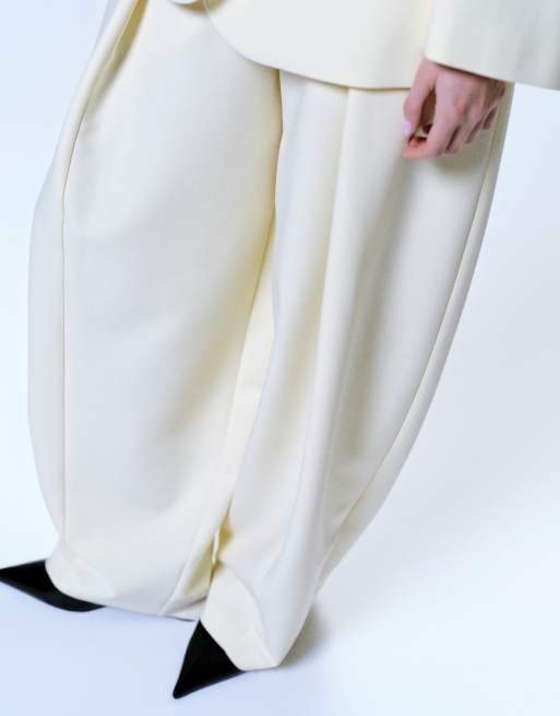 ASOS DESIGN - Ruimvallende broek met ballonpijpen in geel, 5 van 5
