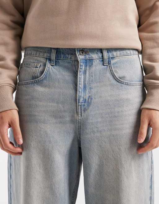 ASOS DESIGN - Ruimvallende jeans in lichtblauwe wassing met tint, 5 van 5