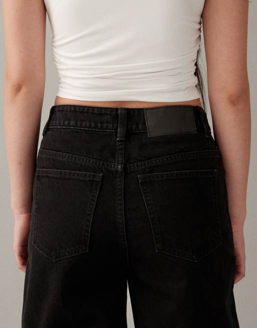 ASOS DESIGN - Ruimvallende mom jeans met hoge taille in zwart, 4 van 7