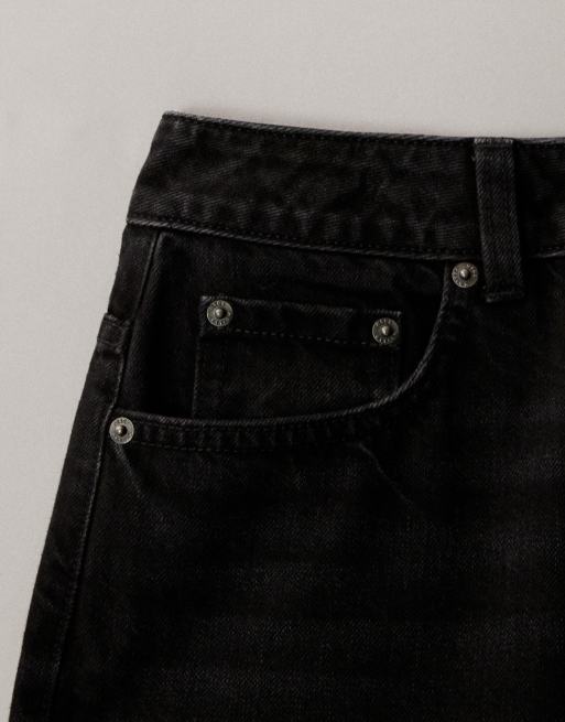 ASOS DESIGN - Ruimvallende mom jeans met hoge taille in zwart, 6 van 7