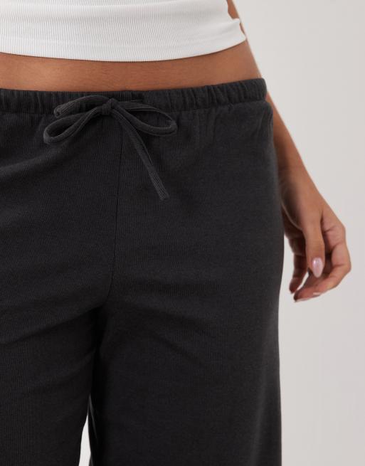 ASOS DESIGN ruimvallende supersoft jogger in antracietgrijs, 3 van 4