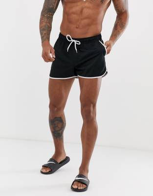 asos design swim shorts