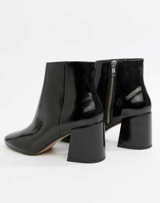 black patent boots asos