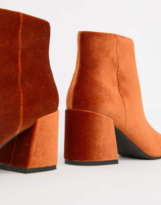 orange suede boots