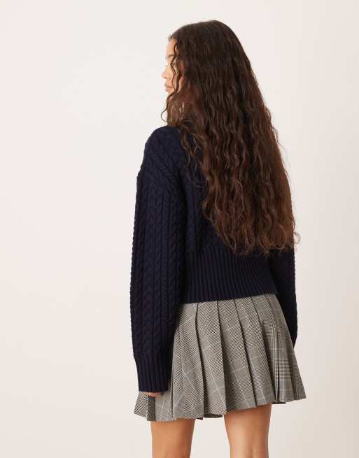 ASOS DESIGN – Rutig, plisserad minikjol, 3 av 5