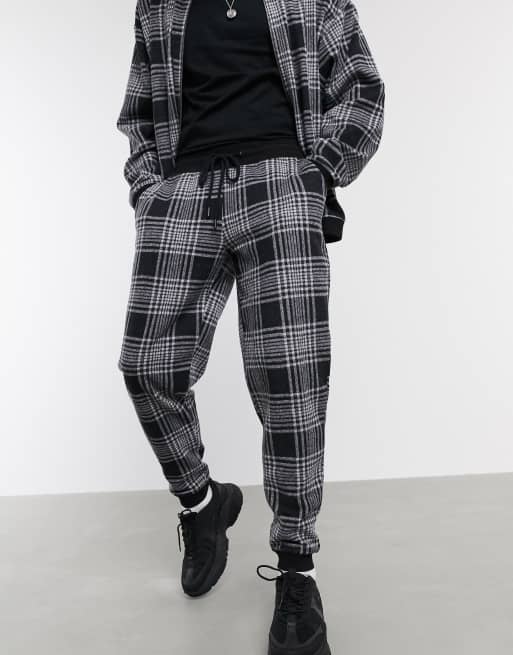ASOS DESIGN – Grått rutigt set, 3 av 3