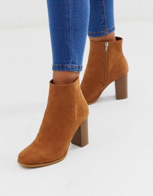 ASOS DESIGN Rye heeled ankle boots in 