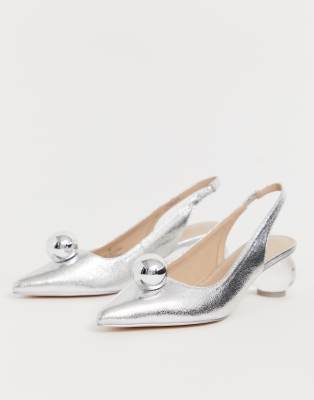 asos silver shoes