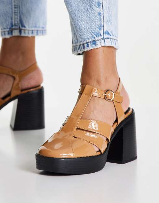 asos beige heels