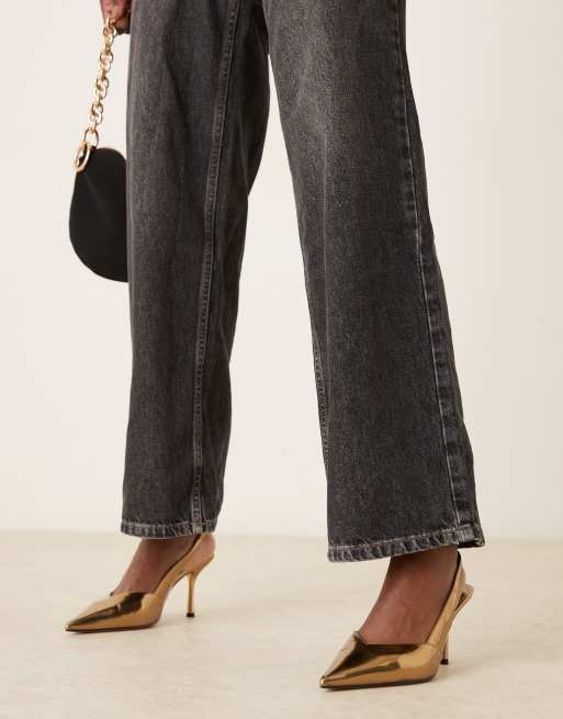 ASOS DESIGN – Sabrina – Bronsfärgade skor med stilettklackar och hälrem, 2 av 4