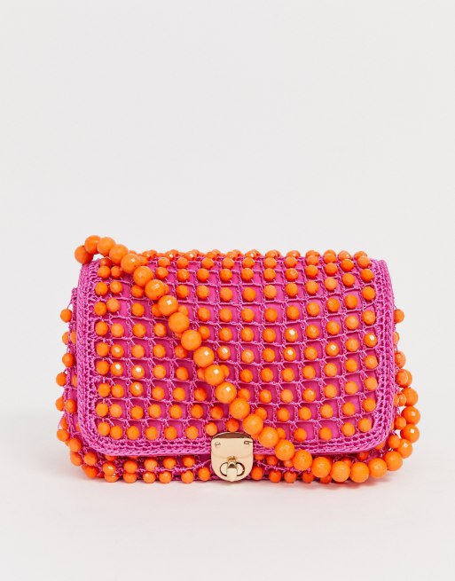 ASOS DESIGN - Sac à anses avec perles