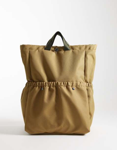 ASOS DESIGN - Sac à dos en toile - Neutre - view 1