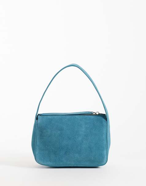 ASOS DESIGN sac à main en daim bleu sarcelle - view 1