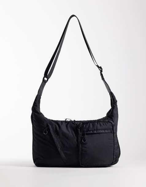 ASOS DESIGN - Sac bandoulière en nylon - Noir - view 1