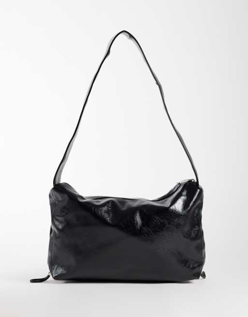 ASOS DESIGN sac bandoulière en PU noir, 4 de 4