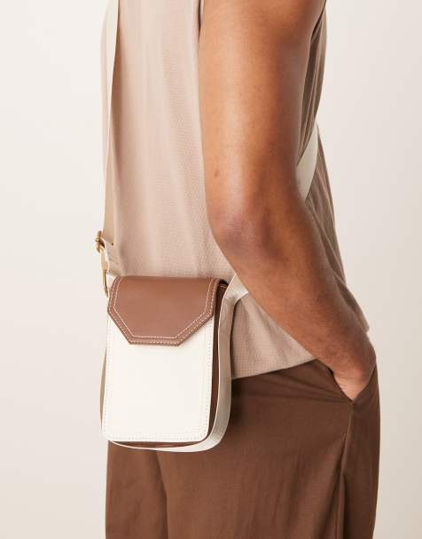ASOS DESIGN - Sac bandoulière en toile - Écru - view 1