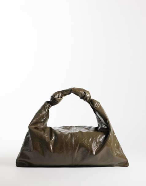 ASOS DESIGN sac cabas texturé souple kaki - view 1