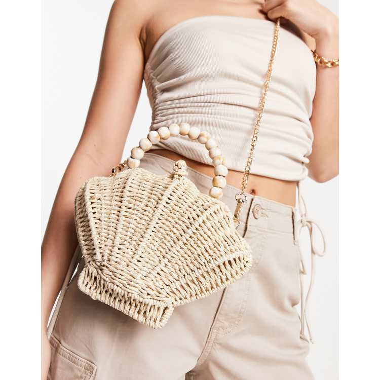 Sac en shop paille asos