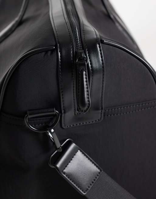 ASOS DESIGN - Sac fourre-tout en nylon - Noir, 3 de 4