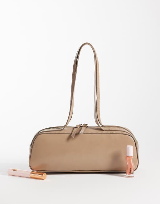 ASOS DESIGN - Sac porté épaule allongé - Champignon, 2 de 4