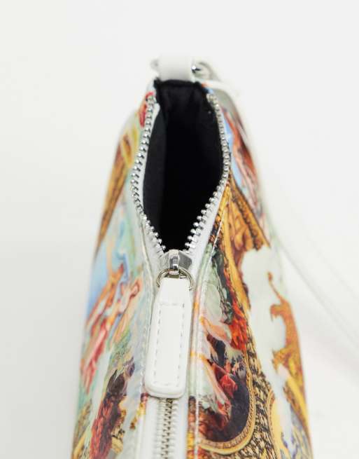 ASOS DESIGN - Sac porté épaule allongé imprimé renaissance style années 90 , 4 de 4