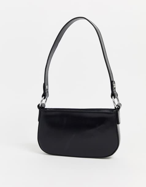 ASOS DESIGN - Sac porté épaule en cuir style 90s