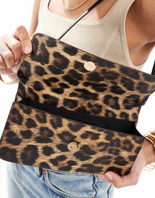 ASOS DESIGN - Sac porté épaule style années 90 imprimé léopard avec brides fines , 4 de 4