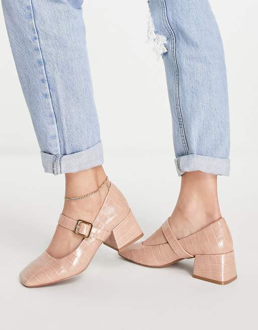 Beige mary 2025 jane heels