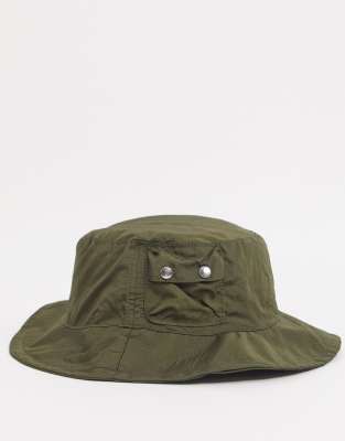 bucket hat with pocket