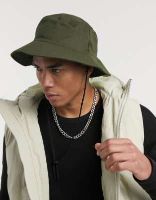 bucket hat met touwtje