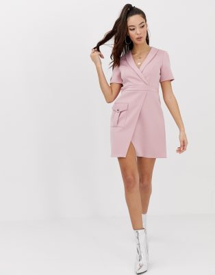 pink cocktail dress