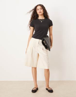 Asos Design Safari Shorts In Gray