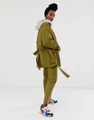 asos design safari suit blazer