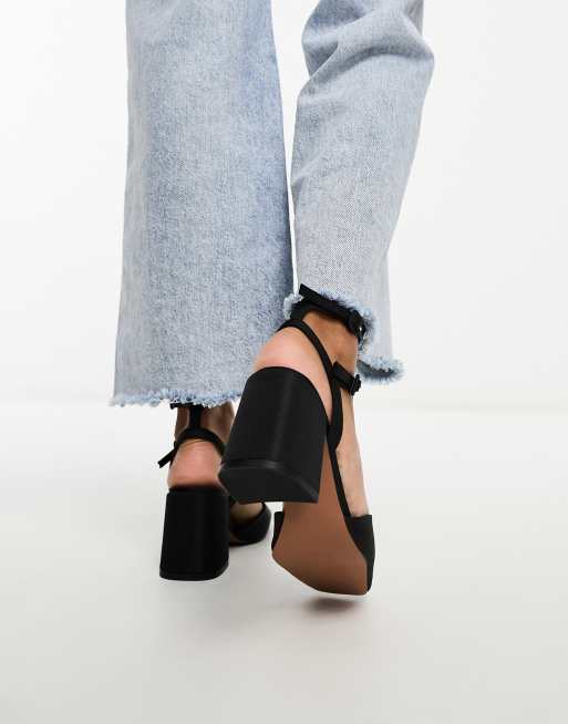 Asos hammer clearance mid block heels