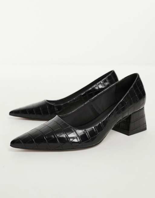 ASOS DESIGN - Saint - Chaussures à talon carré mi-haut - Noir , 2 de 4