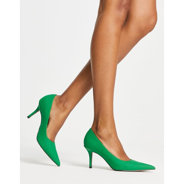 Emerald green heels store shoes