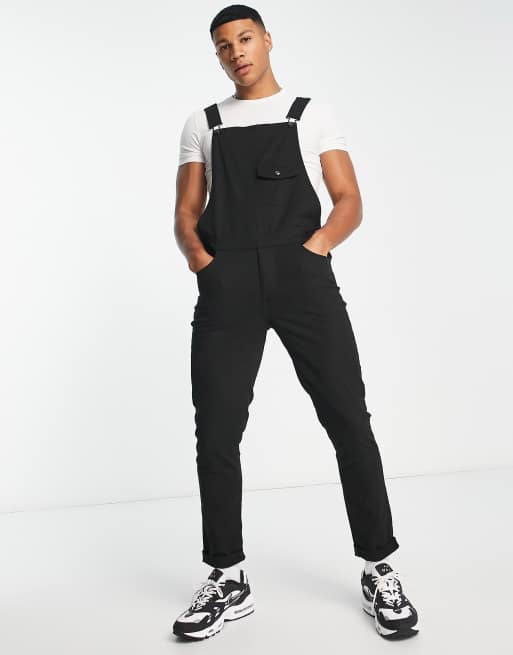 ASOS DESIGN - Salopette ajustée - Noir