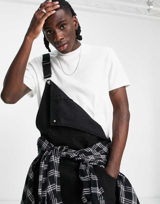 Salopette gonna jeans nera outlet