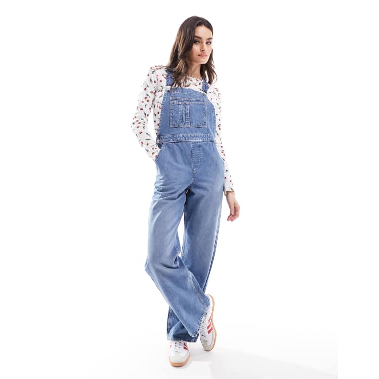 ASOS DESIGN Salopette en jean Bleu moyen ASOS